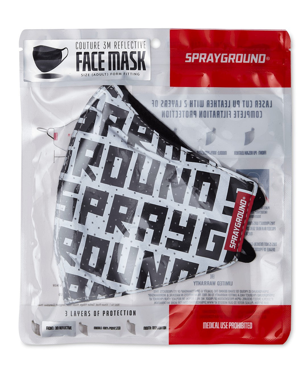 SPRAYGROUND INFINITI 3M REFLECTIVE FACE MASK | Sprayground for sale