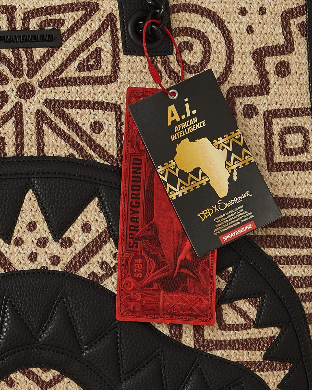 A.I. PALM MIRAGE SHARK LUXE BEACH TOTE | Sprayground Clearance