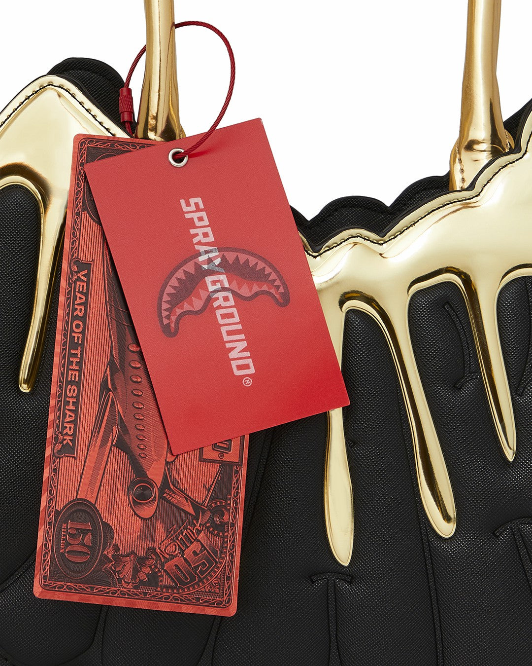 GOLDHEART SHARK DRIP HANDBAG | Sprayground Clearance