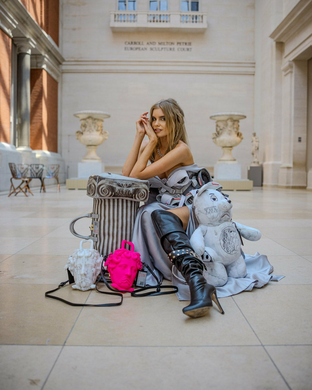 THE MET CANOVA MEDUSA HANDBAG (MARBLE) | Sprayground US