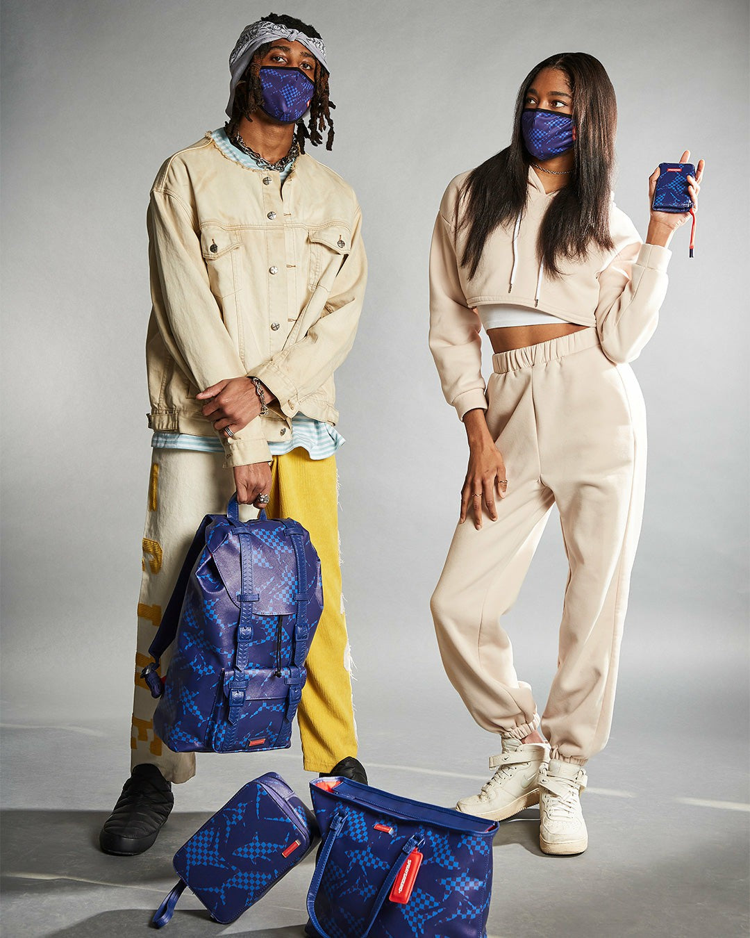 SHARK CHECK (BLUE) HILLS BACKPACK | Sprayground Clearance