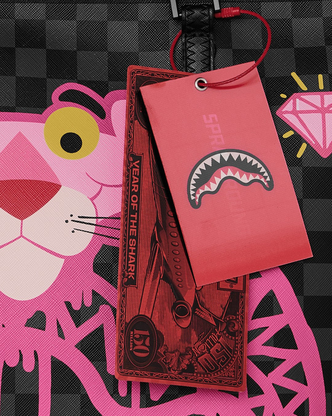 PINK PANTHER DIAMOND SHARK TOTE | Sprayground Online
