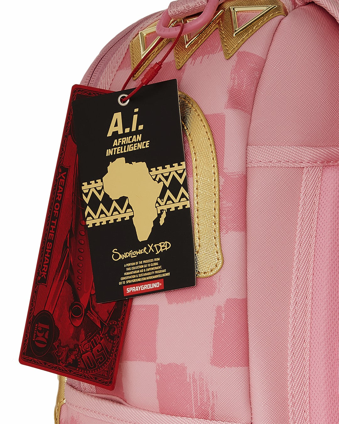 A.I. AFRICAN INTELLIGENCE MESSAGE FROM THE FUTURE BACKPACK - SANDFLOWE | Sprayground sale