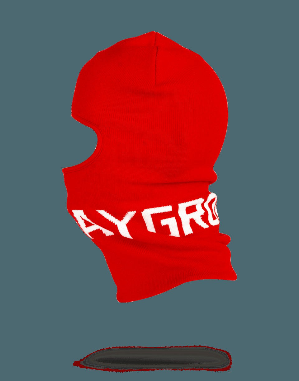 RED SPRAYGROUND LOGO SKI MASK | Sprayground US