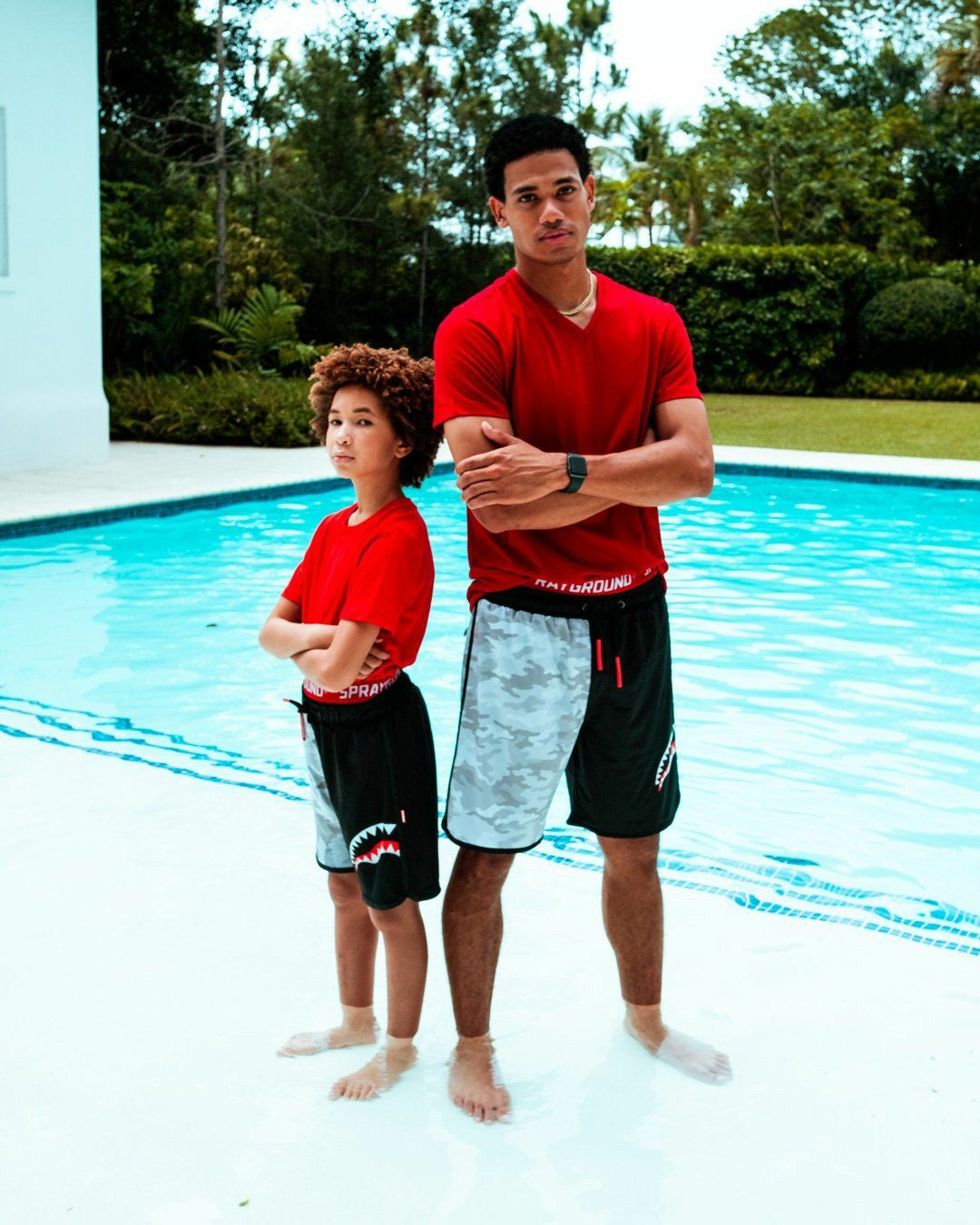 KIDS DAMAGE CONTROL SWIM TRUNKS | Sprayground Clearance