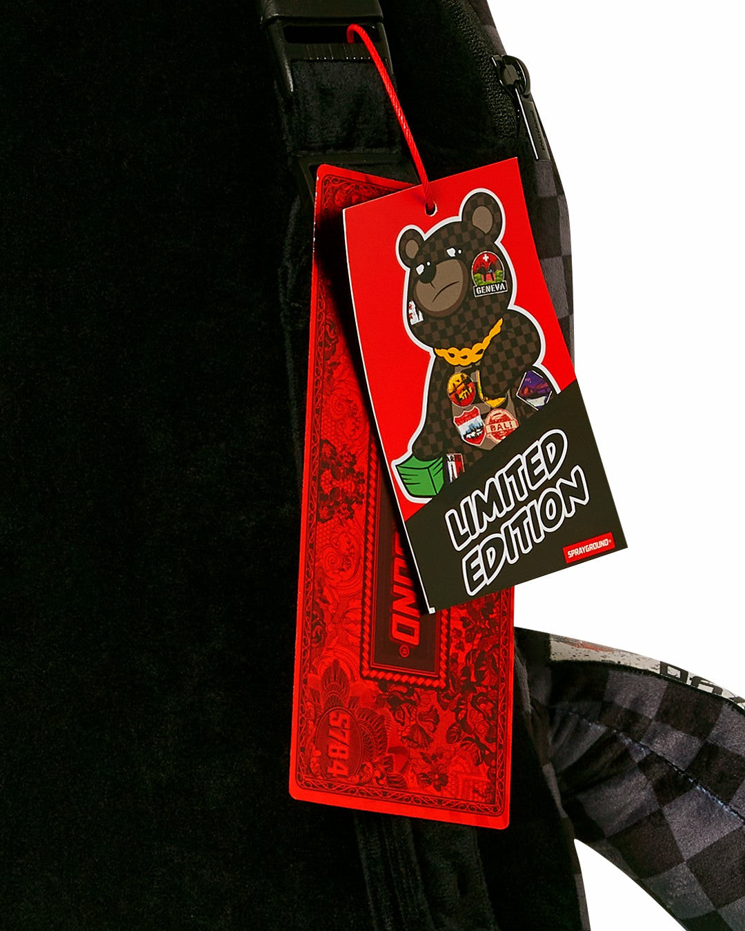 GLOBAL MOGUL UNLIMITED MILES MONEYBEAR TEDDYBEAR BACKPACK | Sprayground for sale