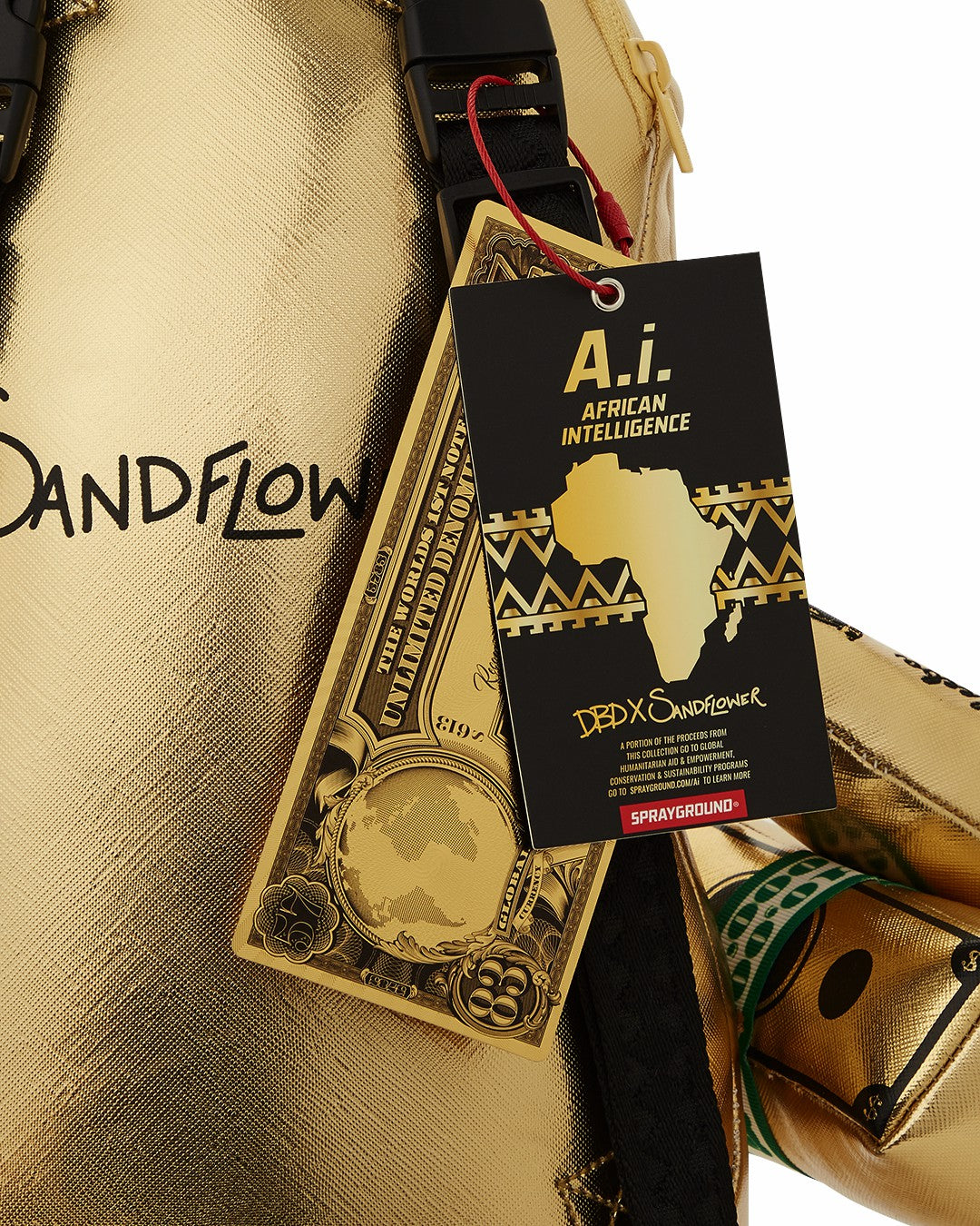 A.I.8 AFRICAN INTELLIGENCE PATH TO THE FUTURE II MEDIUM MONEYBEAR TEDD | Sprayground for sale