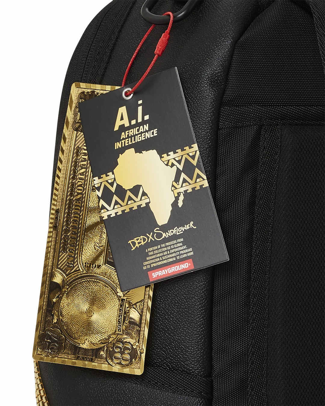 A.I.8 AFRICAN INTELLIGENCE GUILDED LEOPARD BACKPACK (DLXV) | Sprayground US