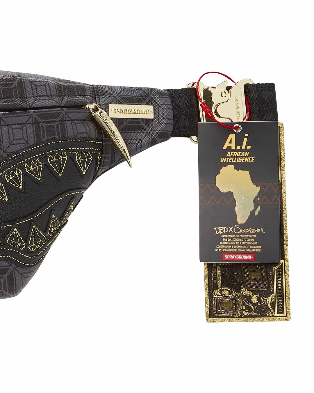 OBSIDIAN STUNNER A.i.6 SANDFLOWER COLLAB SAVVY CROSSBODY | Sprayground sale