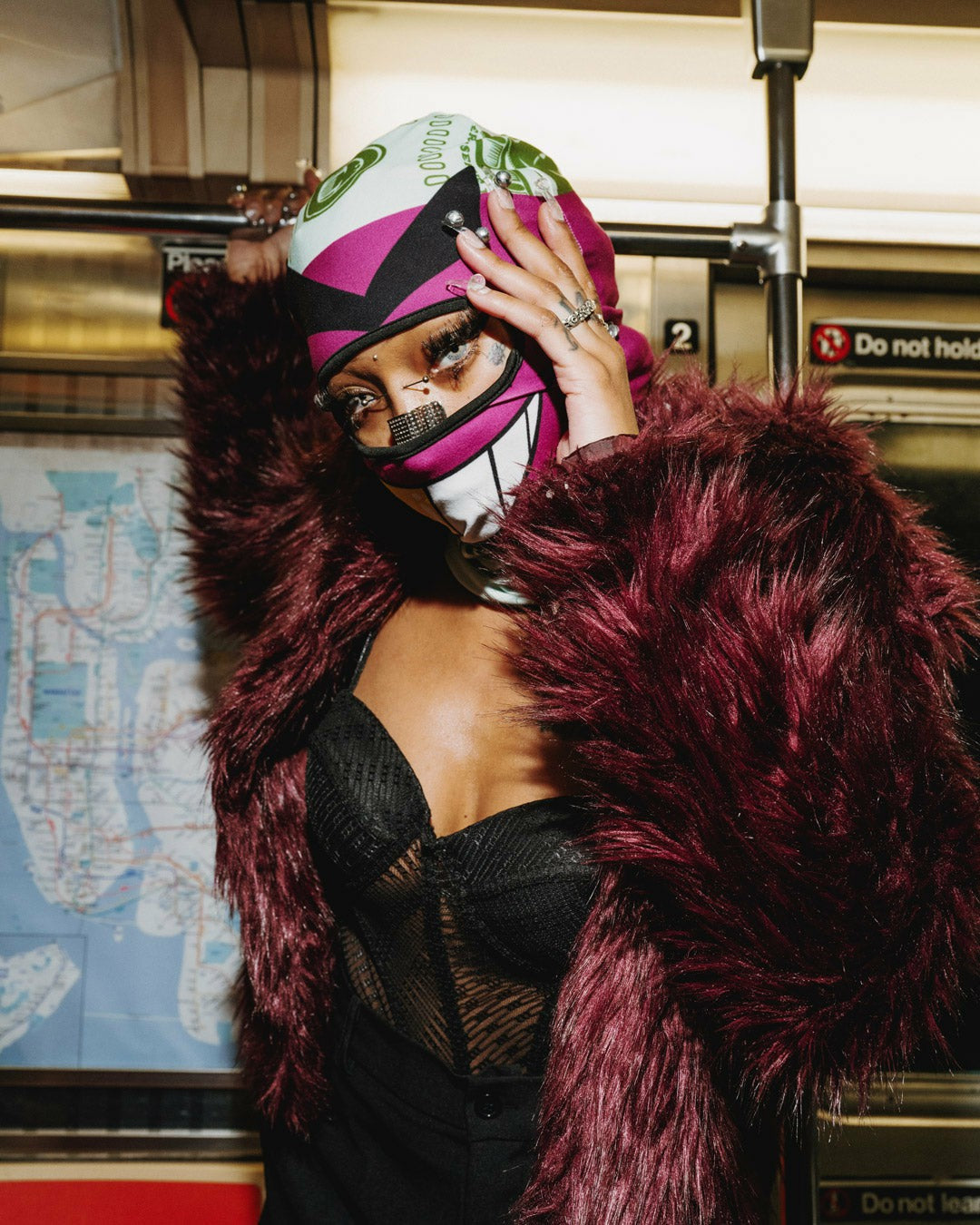 MONEY BOY SKI MASK (PURPLE) | Sprayground Online
