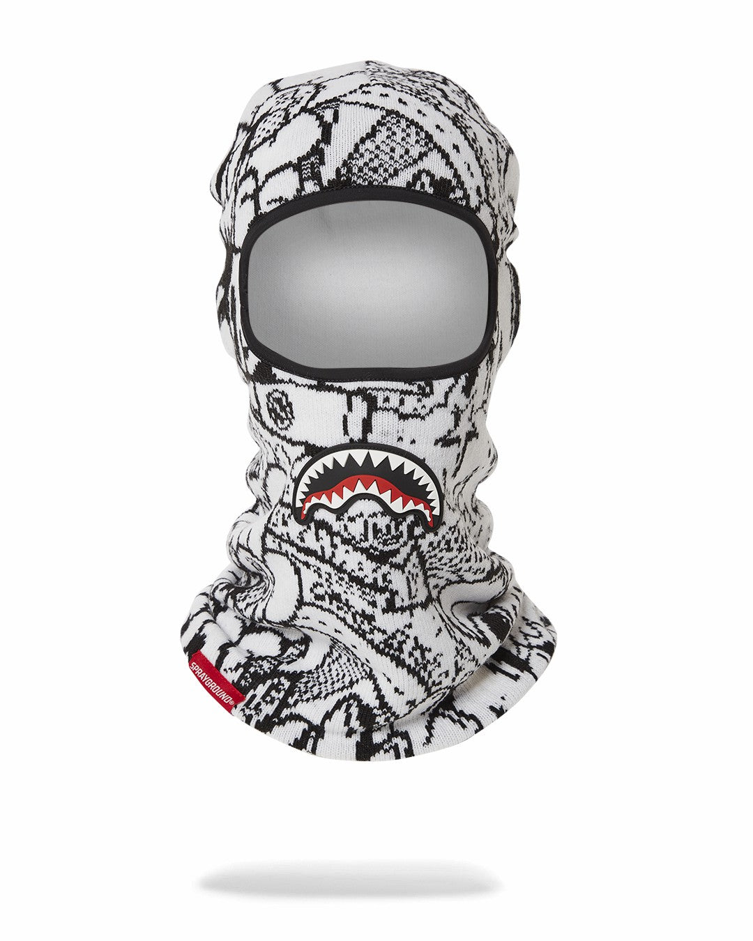DOODLE SHARK SKI MASK | Sprayground Online