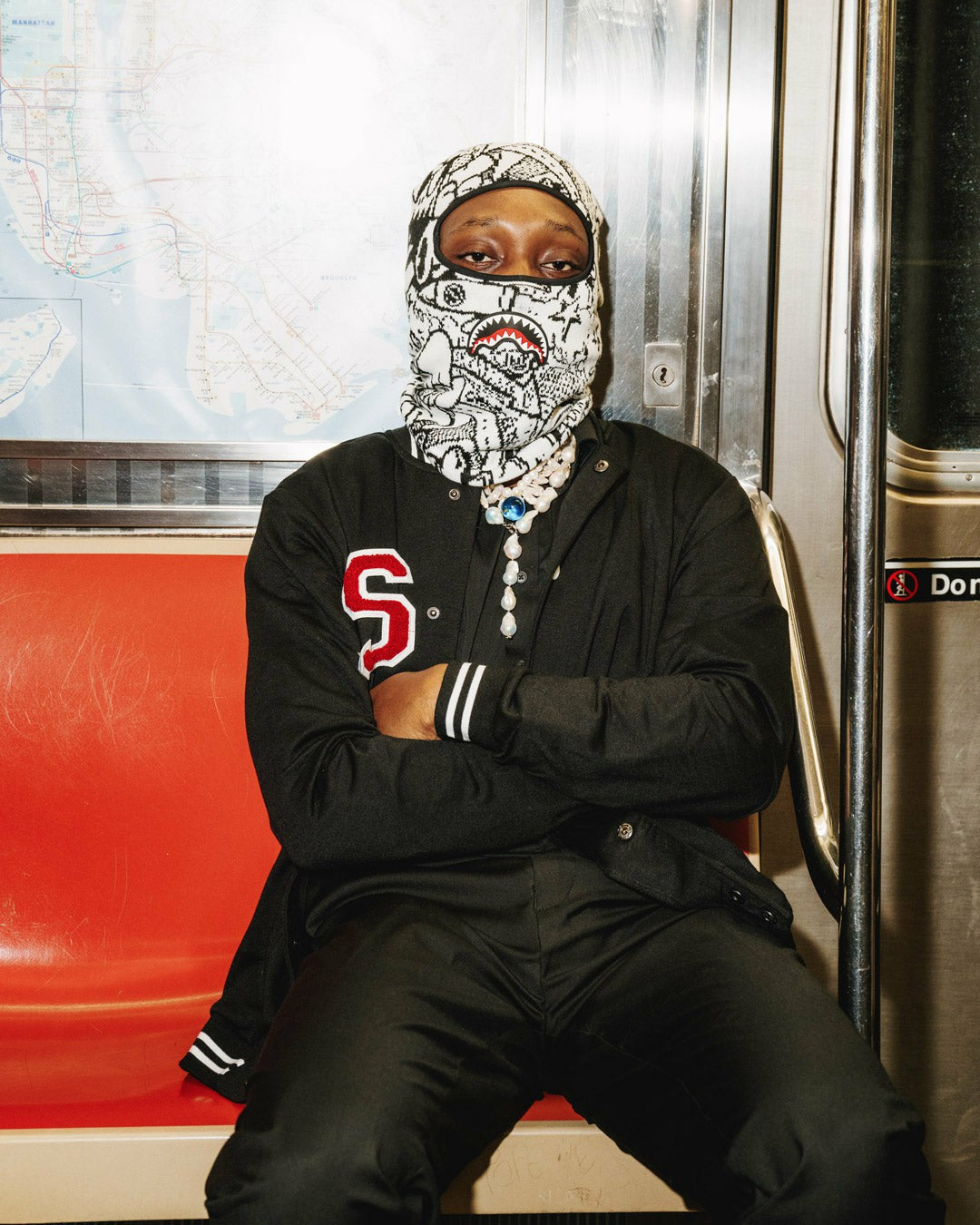 DOODLE SHARK SKI MASK | Sprayground Online