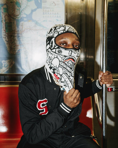 DOODLE SHARK SKI MASK | Sprayground Online