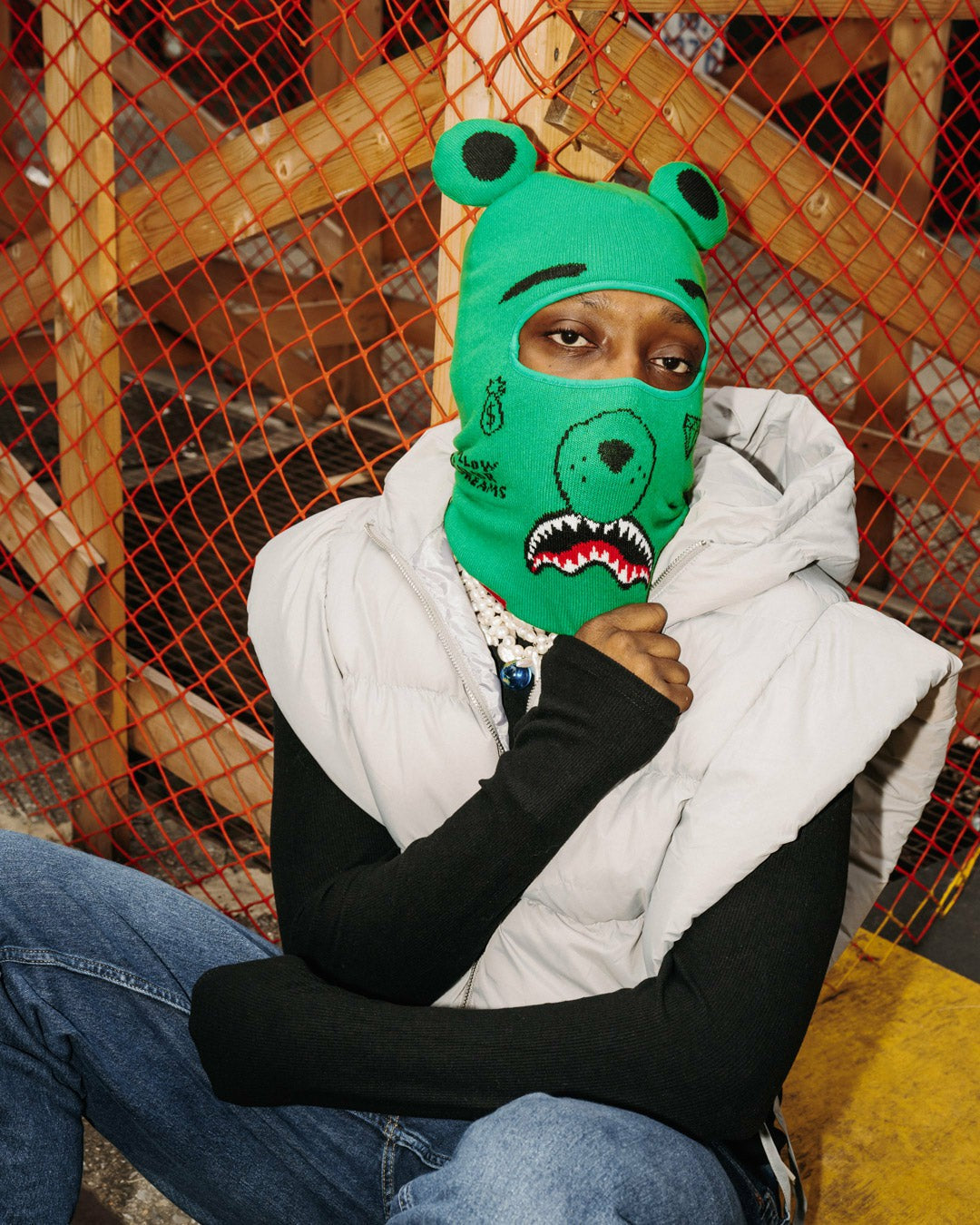 THE REAL MONEY BEAR SKI MASK | Sprayground sale
