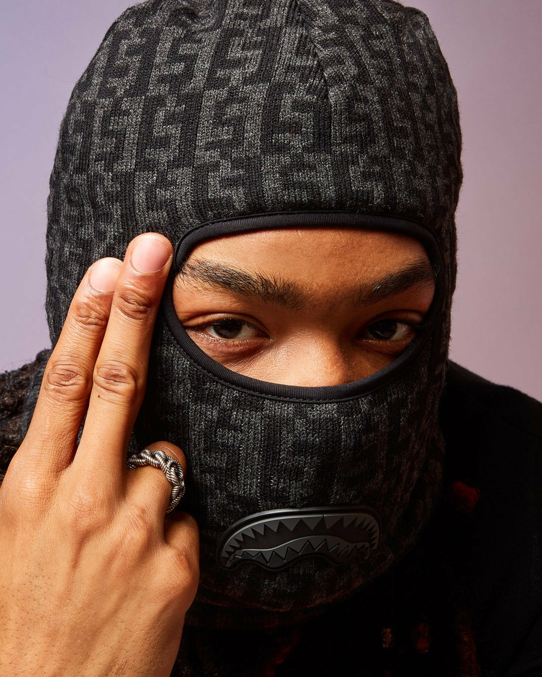 CASHIN CHECKS SKI MASK (GRAY) | Sprayground Online