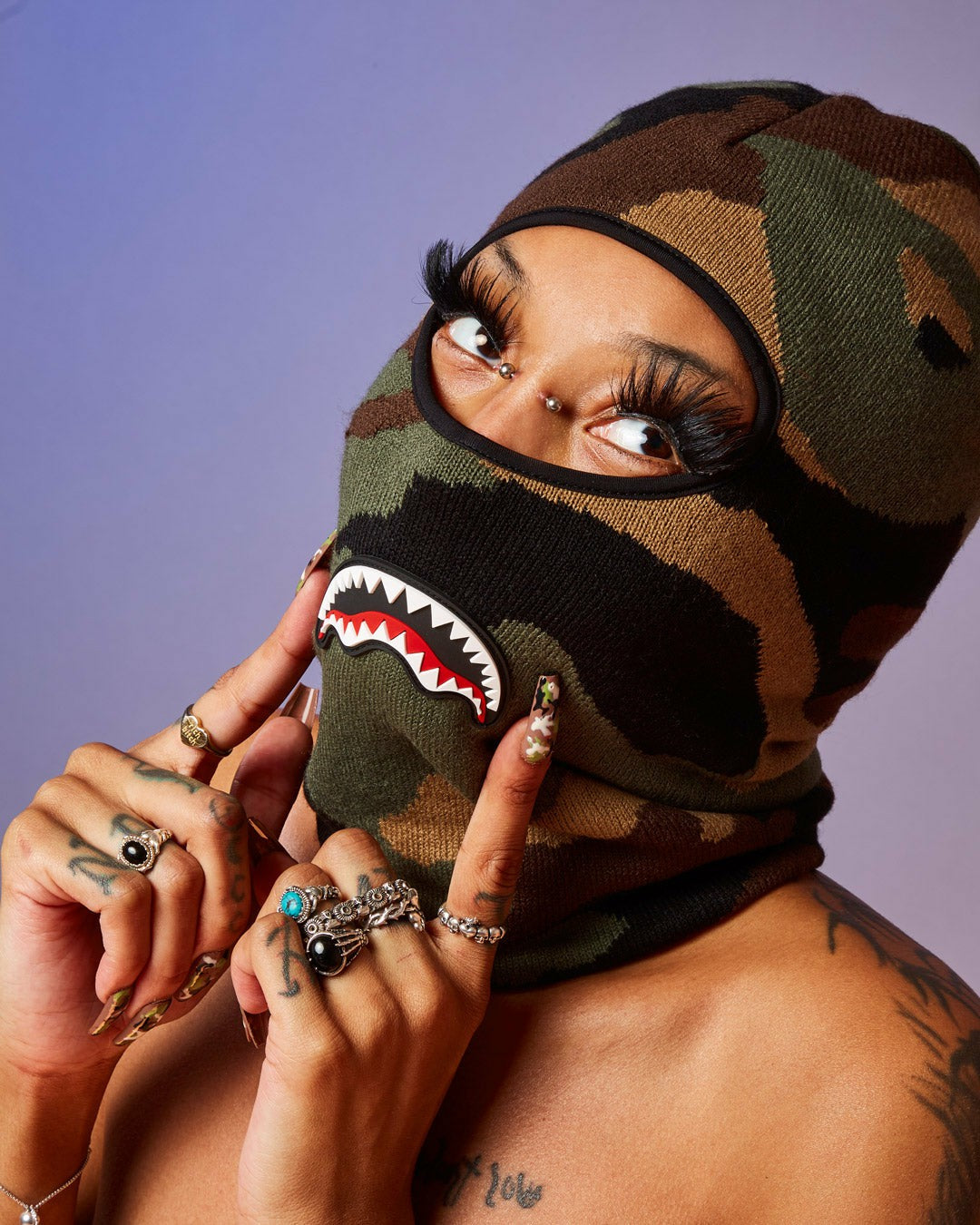 CAMO SHARK SKI MASK | Sprayground US