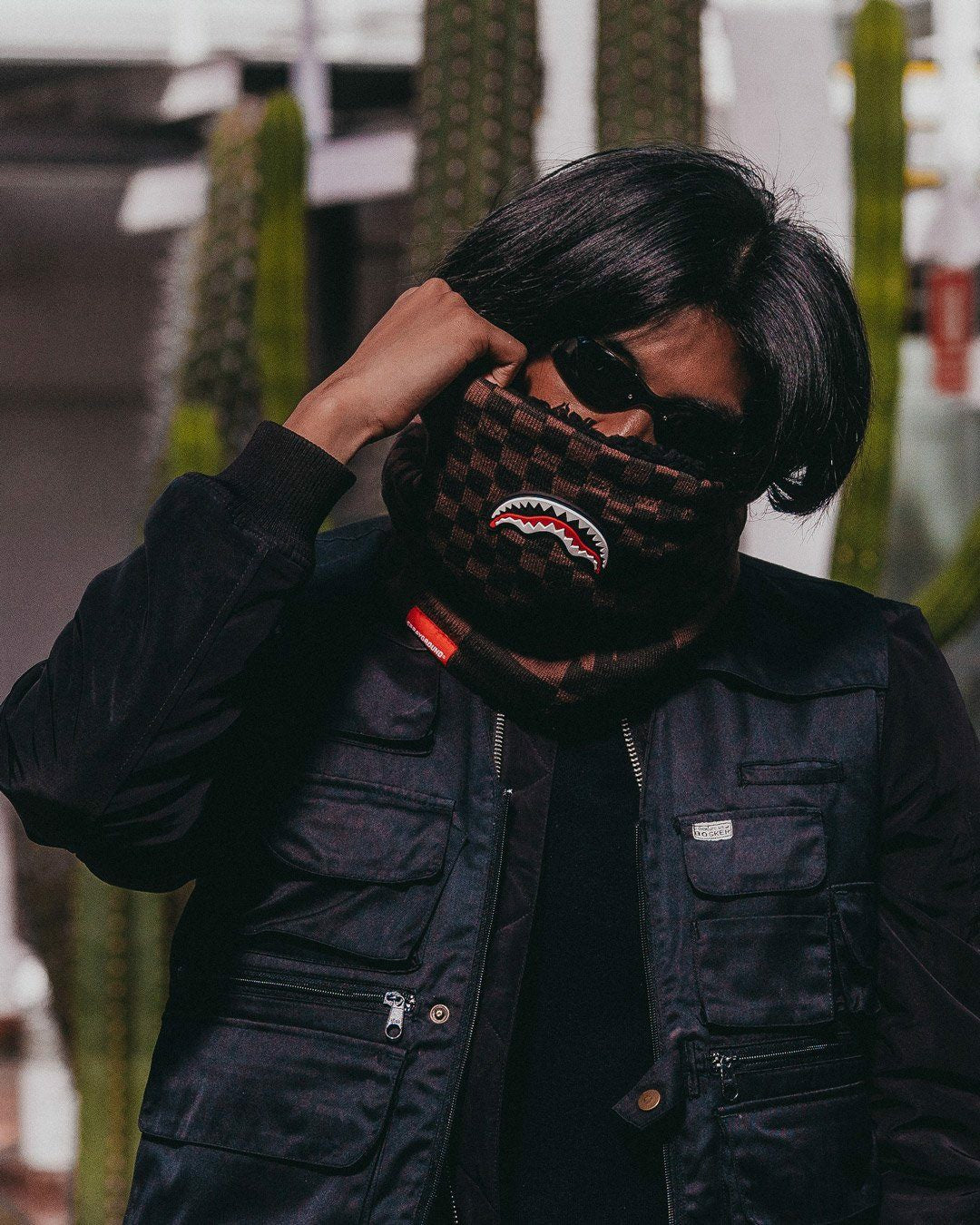XTC SHARKS IN PARIS NECK WARMER | Sprayground Near Me