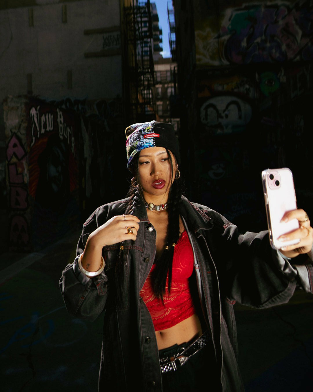 SPLIT GRAFF BEANIE | Sprayground Online