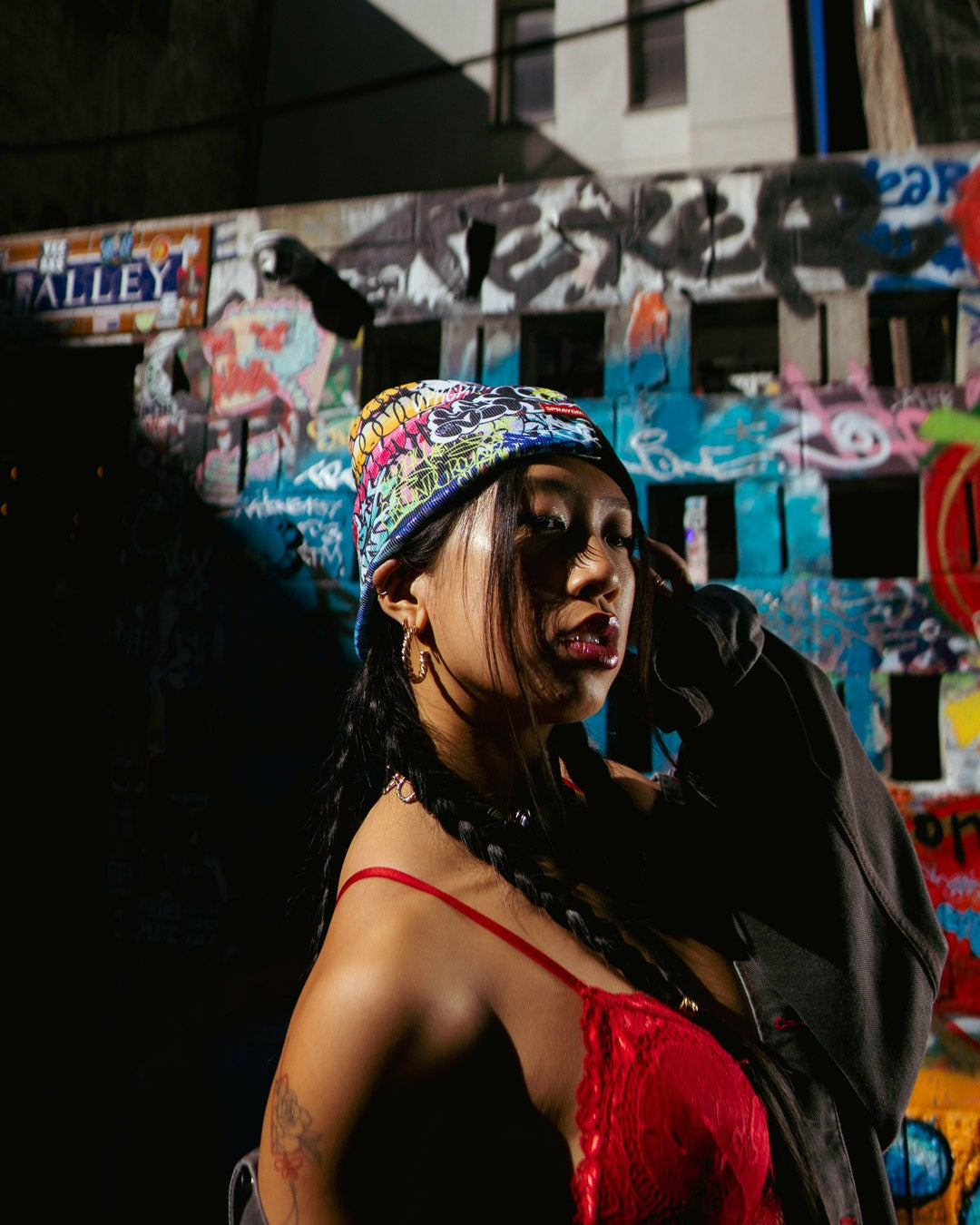 SPLIT GRAFF BEANIE | Sprayground Online