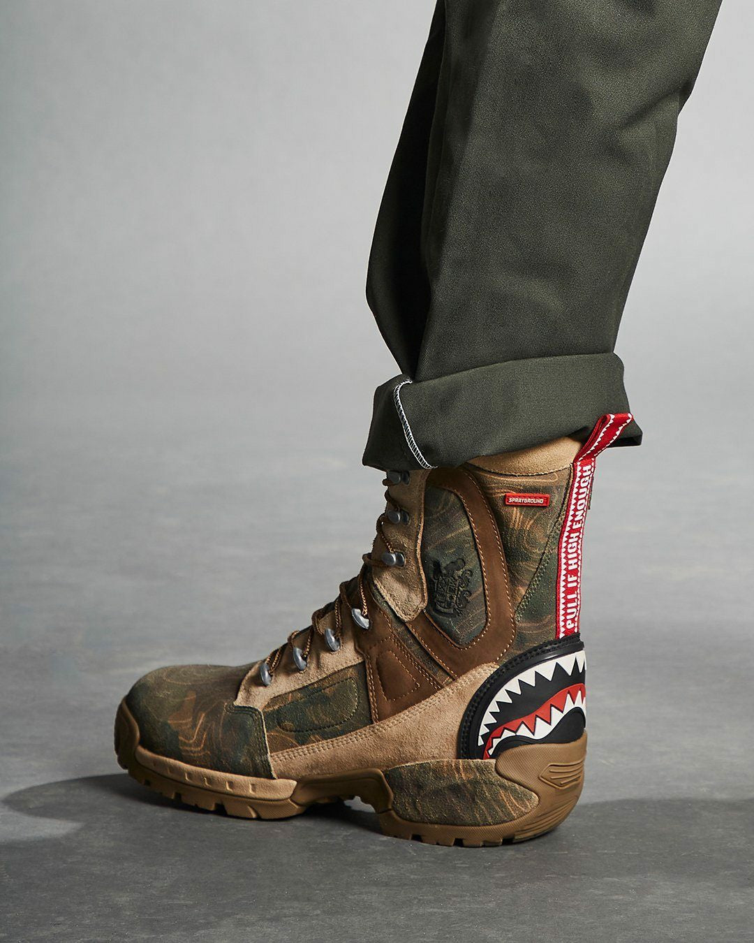 CAMO TERRAIN FUERZA COBRA PARATROOPER BOOTS - MADE IN COLOMBIA NUMBERE | Sprayground Discount