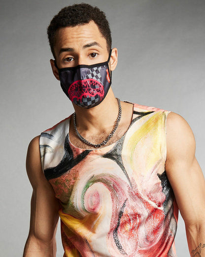 3AM PINK DRIP FACE MASK | Sprayground Online
