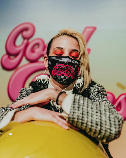 3AM PINK DRIP FACE MASK | Sprayground Online