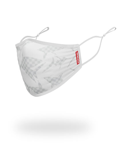 SHARK CHECK (WHITE) FACE MASK | Sprayground Near Me