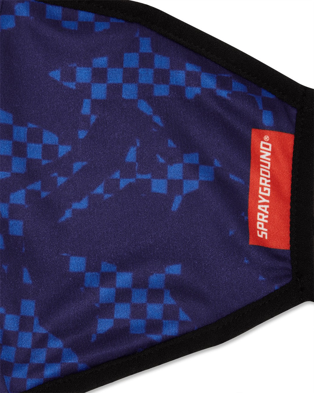 SHARK CHECK (BLUE) FACE MASK | Sprayground sale