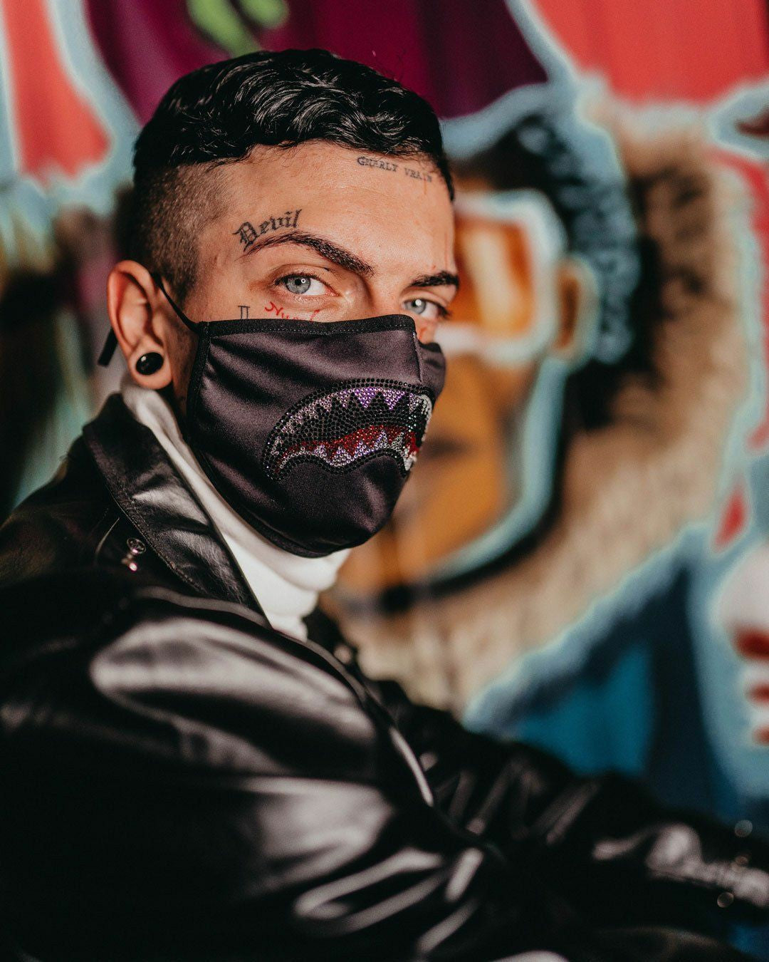 CLEARCUT FACE MASK (BLACK) | Sprayground Clearance