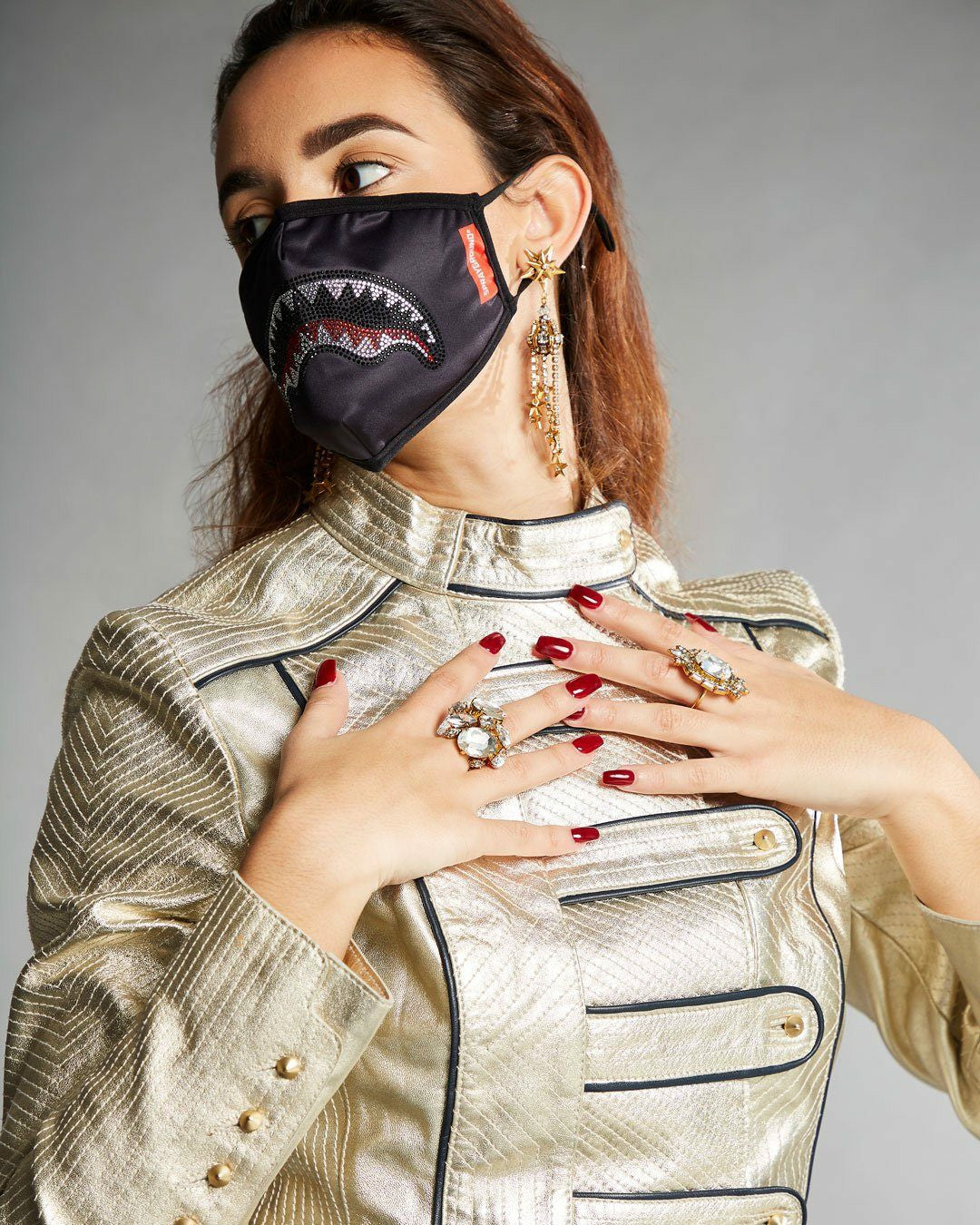 CLEARCUT FACE MASK (BLACK) | Sprayground Clearance