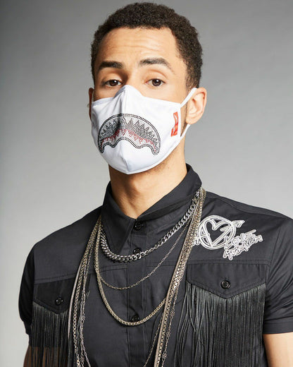 CLEARCUT FACE MASK (WHITE) | Sprayground Online