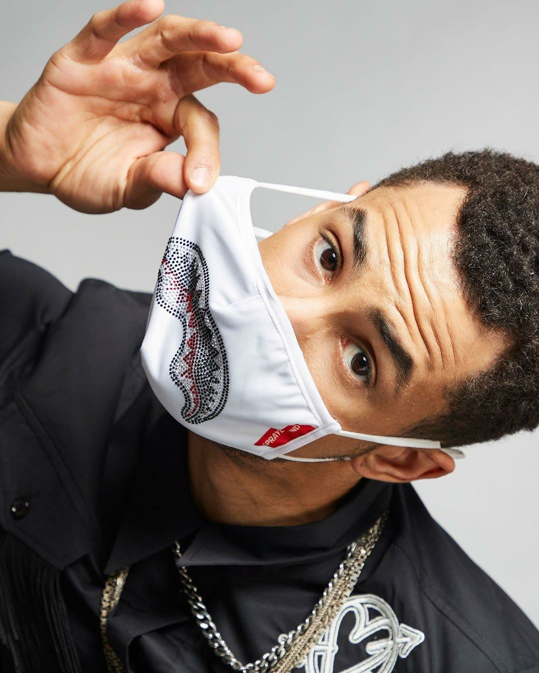CLEARCUT FACE MASK (WHITE) | Sprayground Online
