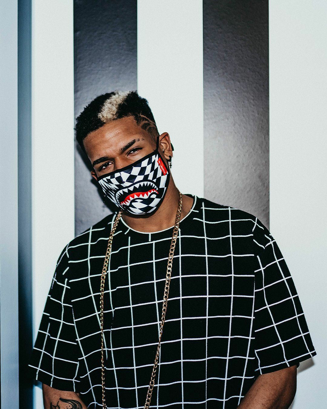 TRIPPY CHECK FACE MASK | Sprayground Near Me