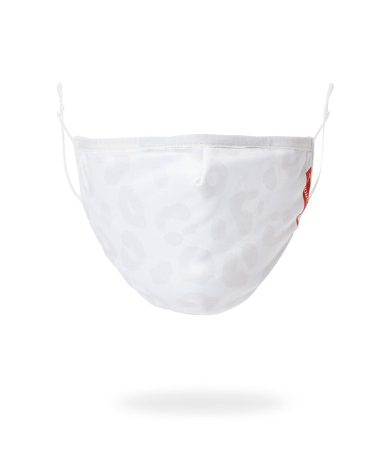 SNOW LEOPARD POLYESTER FACE MASK | Sprayground sale