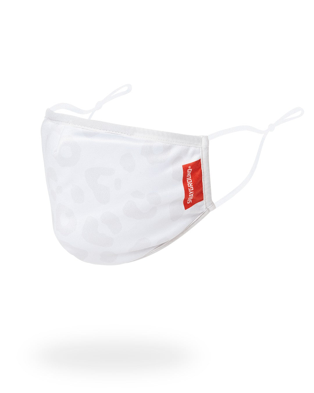 SNOW LEOPARD POLYESTER FACE MASK | Sprayground sale