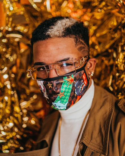WTF THUNDER SHARK FACE MASK | Sprayground Discount
