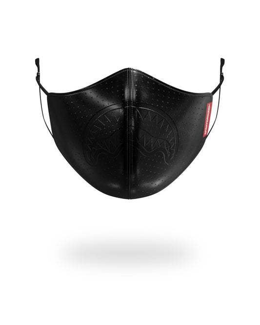 MIDNIGHT SHARK VEGAN LEATHER FACEMASK | Sprayground Clearance
