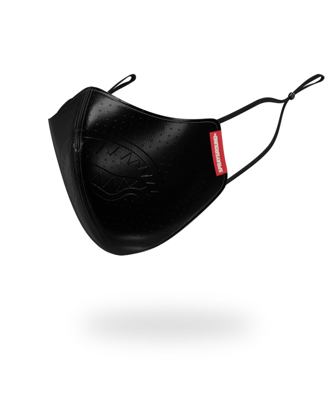MIDNIGHT SHARK VEGAN LEATHER FACEMASK | Sprayground Clearance