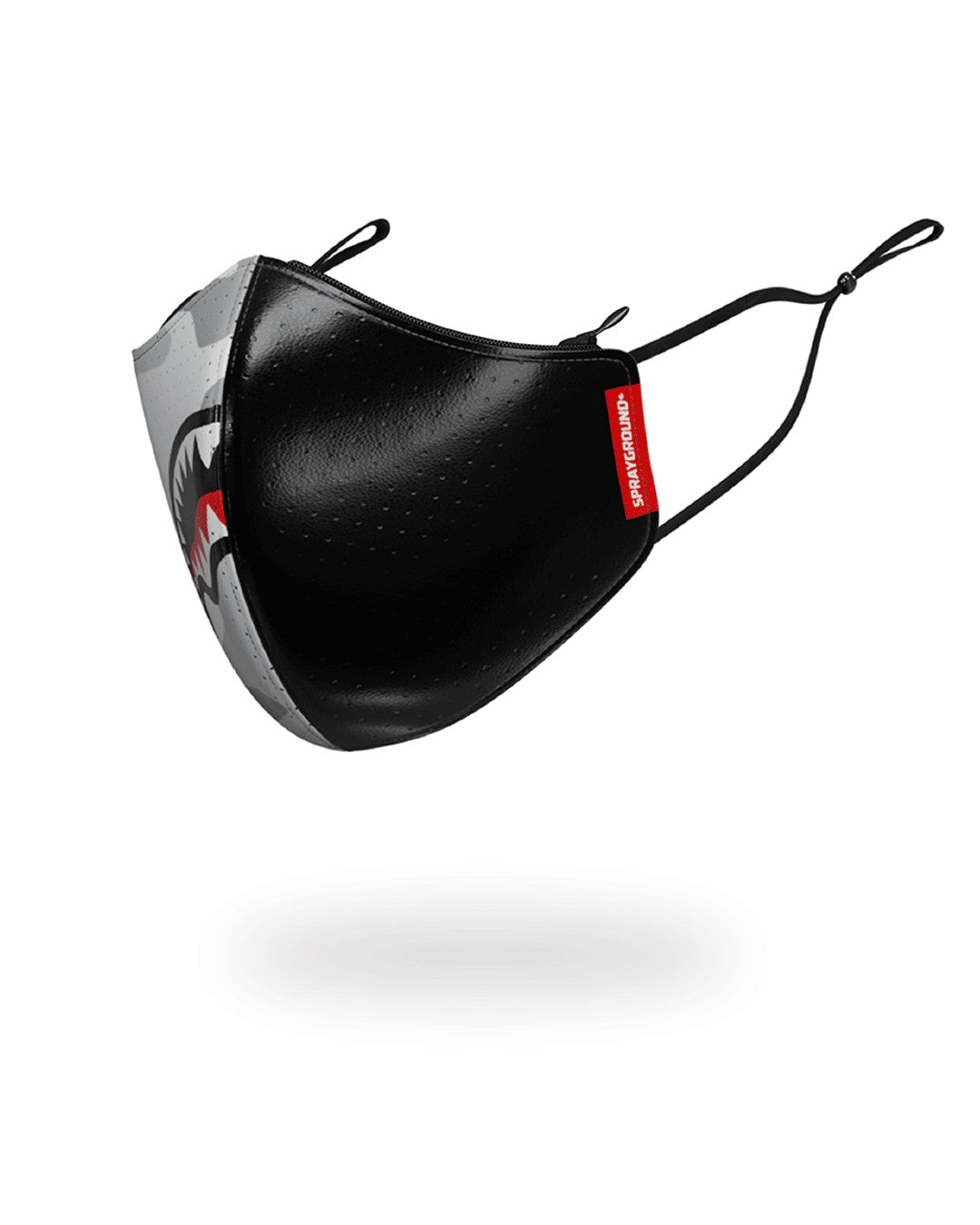 DAMAGE CONTROL STASH POCKET VEGAN LEATHER FACE MASK | Sprayground sale