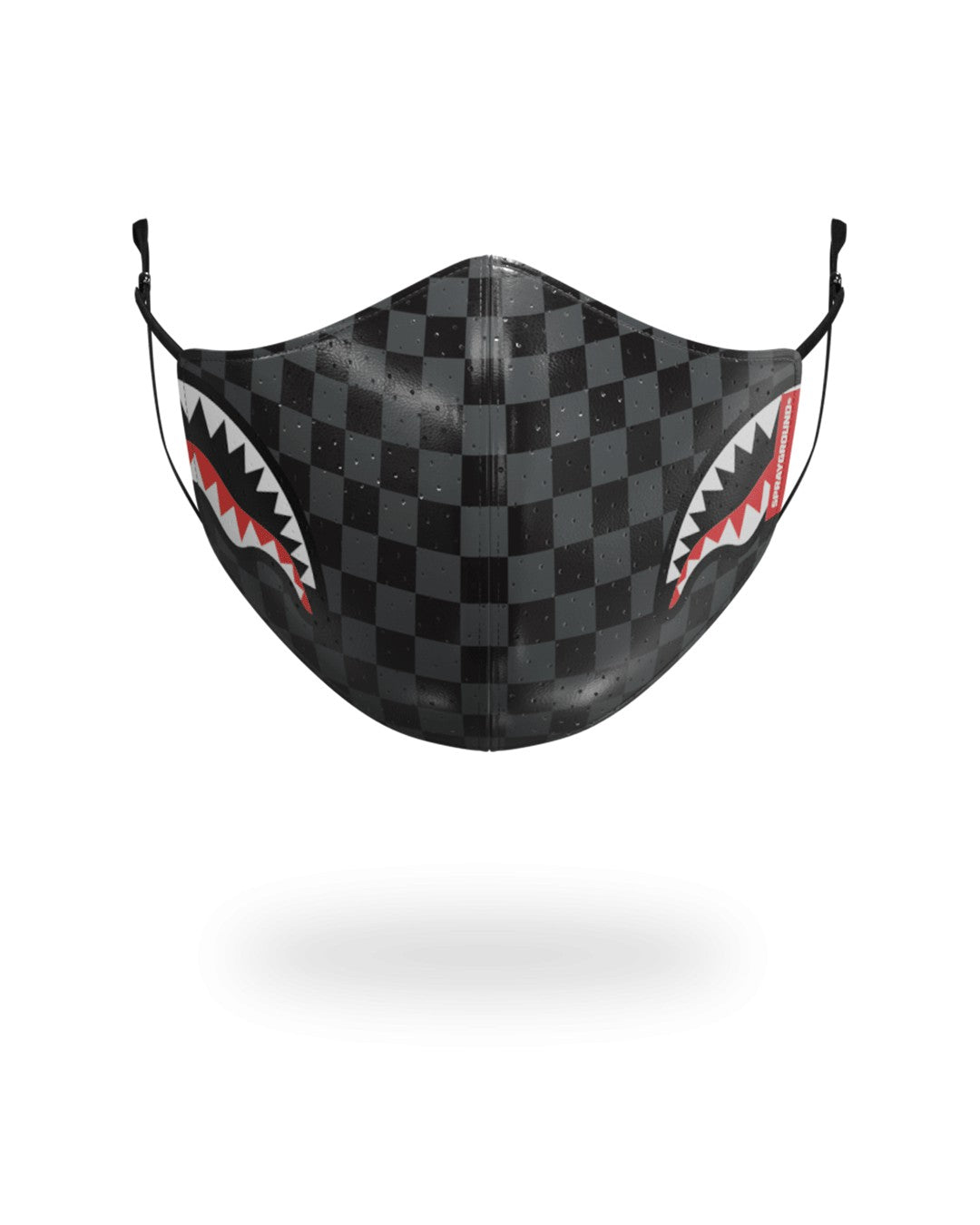 SHARKS IN PARIS (GRAY) VEGAN LEATHER FACE MASK | Sprayground US