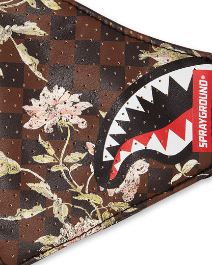 SHARKFLOWER VEGAN LEATHER FACE MASK | Sprayground for sale