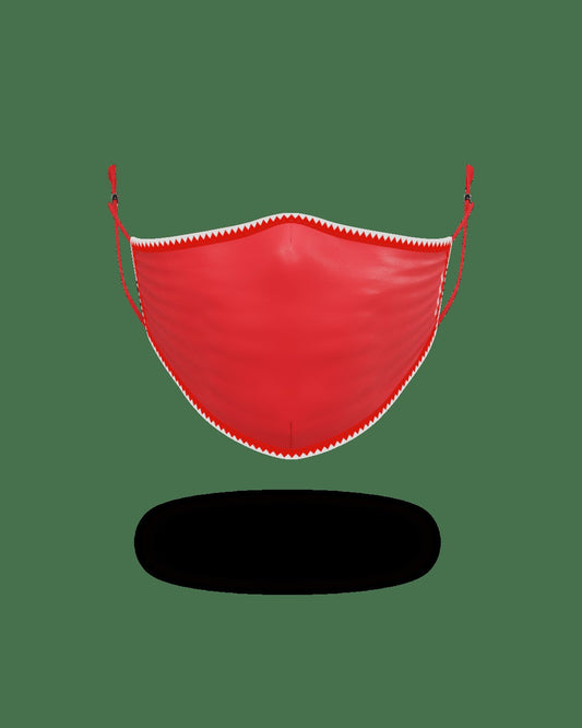 ADULT VERTICAL SHARK (RED) FORM-FITTING FACE MASK | Sprayground Discount