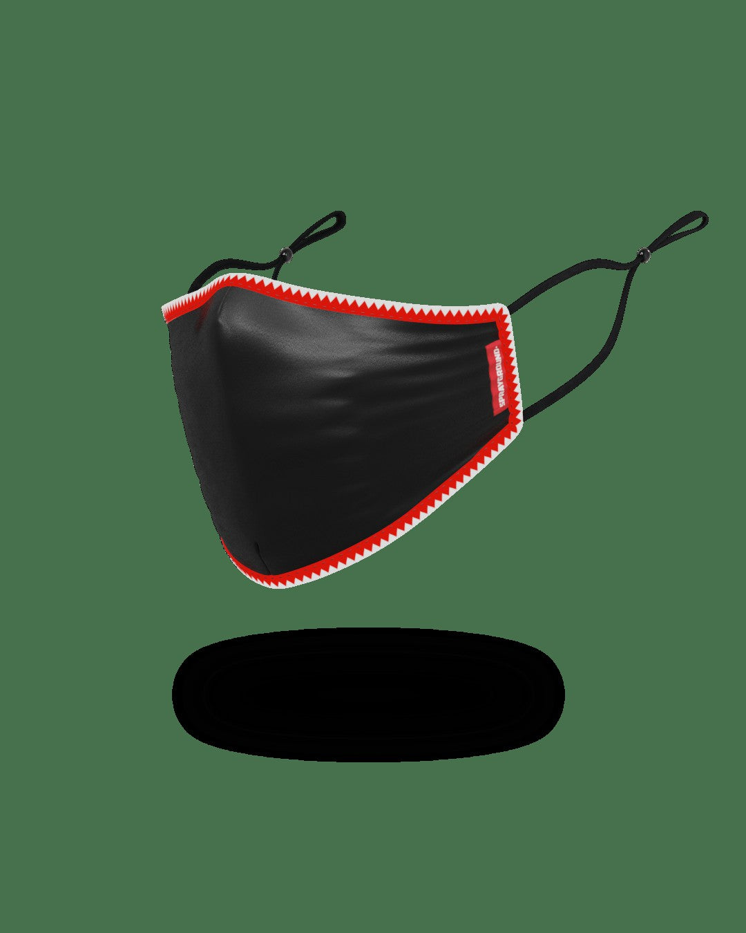 ADULT VERTICAL SHARK (BLACK) FORM-FITTING FACE MASK | Sprayground Clearance
