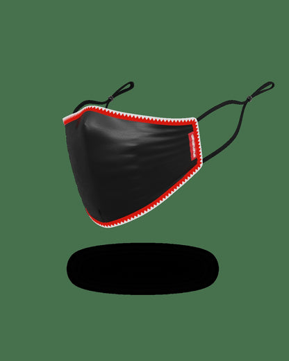 ADULT VERTICAL SHARK (BLACK) FORM-FITTING FACE MASK | Sprayground Clearance