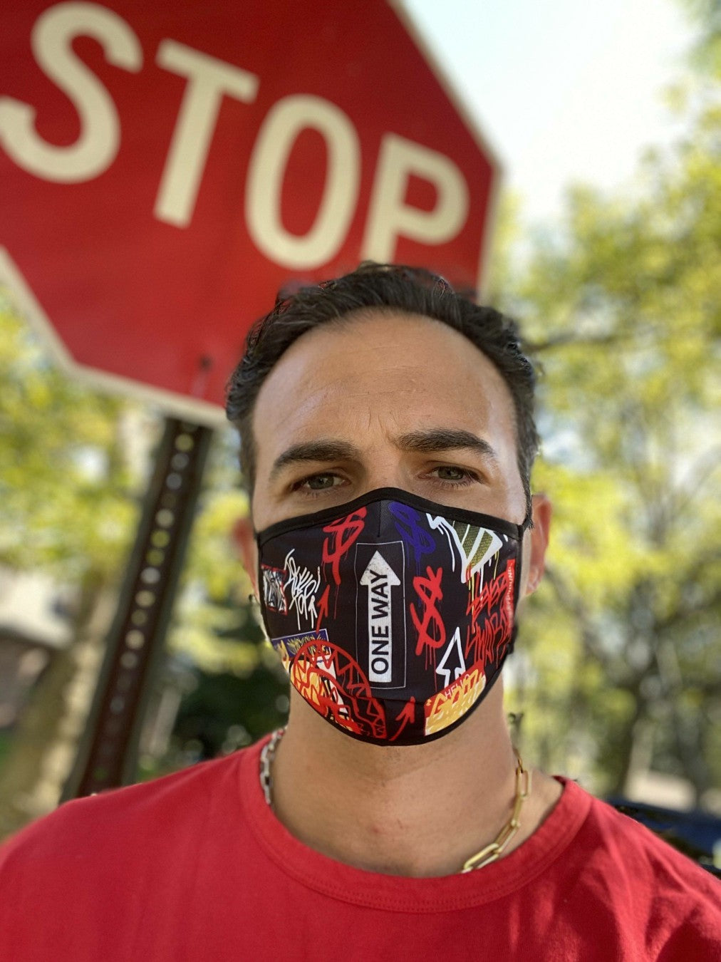 ADULT ONE WAY FORM-FITTING FACE MASK | Sprayground for sale