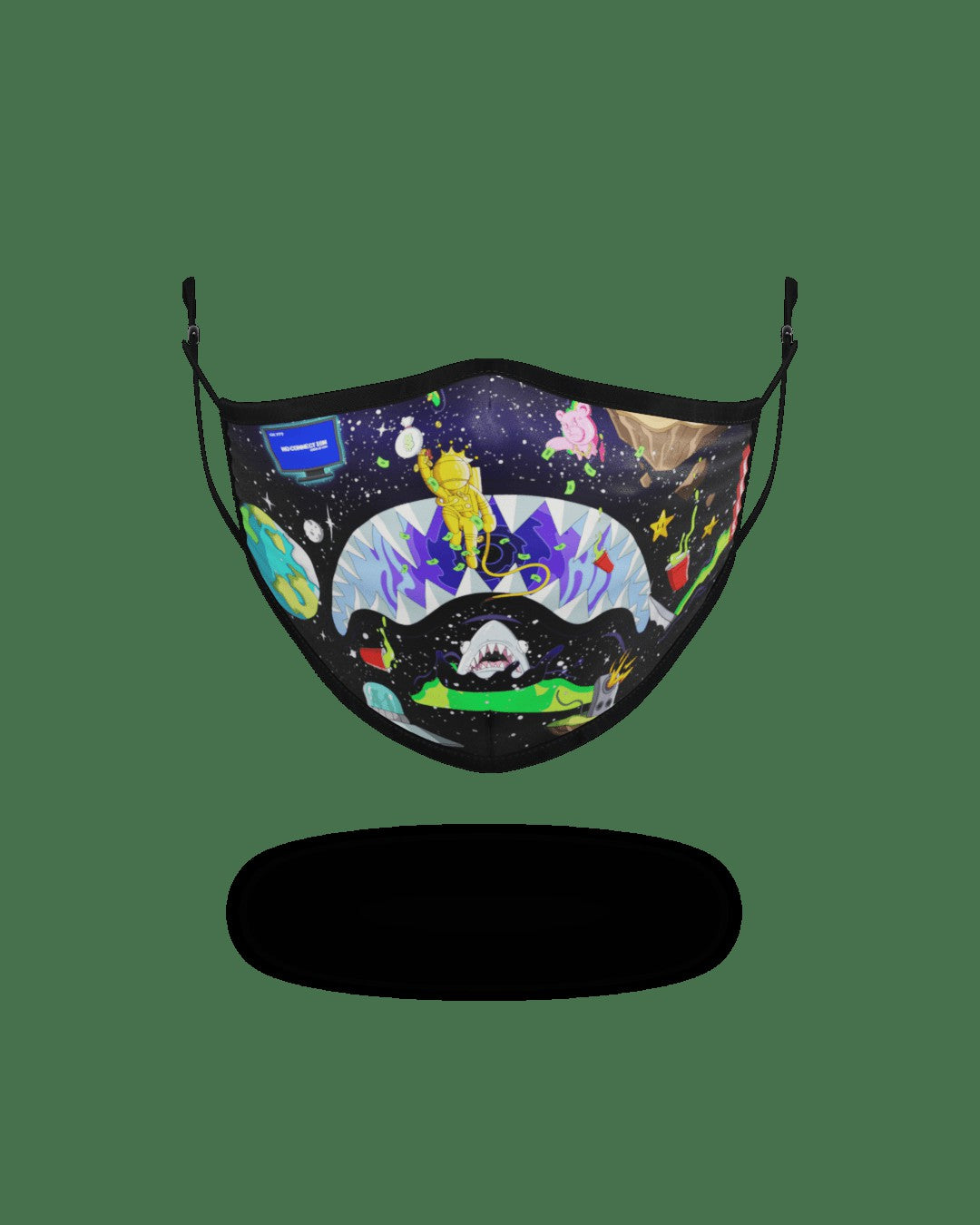 ADULT ASTRO PARTY FORM-FITTING FACE MASK | Sprayground Clearance