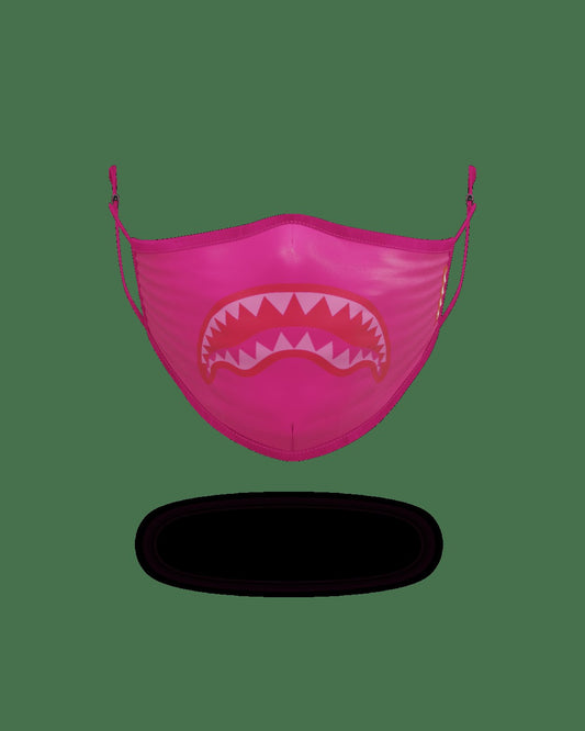 ADULT PINK SHARK FORM-FITTING FACE MASK | Sprayground Near Me