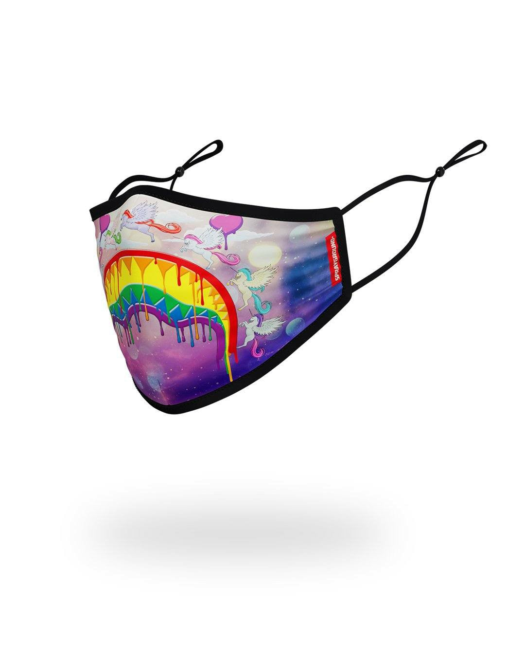KIDS FORM FITTING MASK: MELT THE RAINBOW | Sprayground US