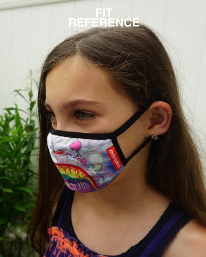 KIDS FORM FITTING MASK: MELT THE RAINBOW | Sprayground US