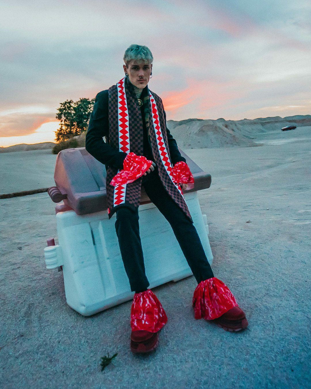 JUNGLE PARIS SCARF | Sprayground Online